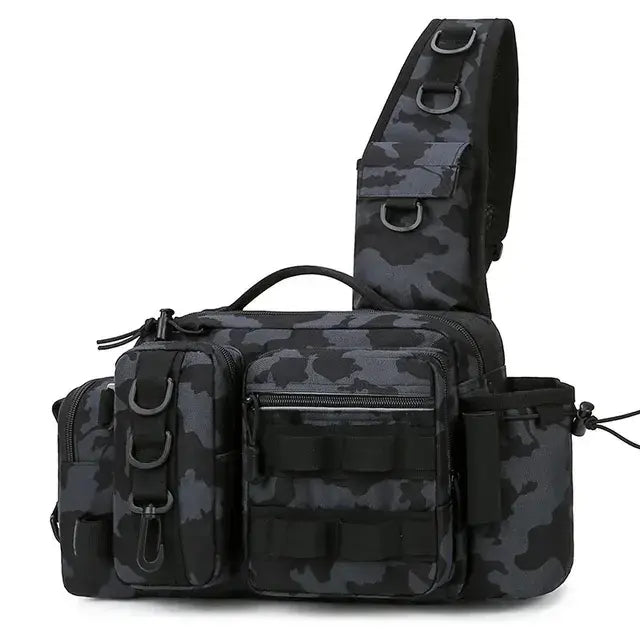 🎣 Fishing Tackle Backpack - Lure Box Gear Storage Bag for Anglers