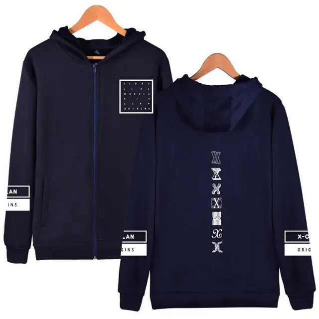🧥: KPOP Monsta X Hoodie Jacket for Women (4XL)