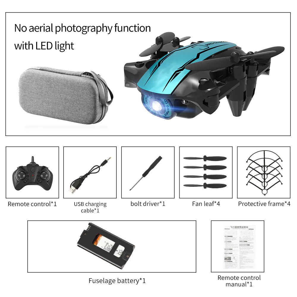 🚁: CS02 Mini Drone 4K HD Smart Remote Control Quadricopter