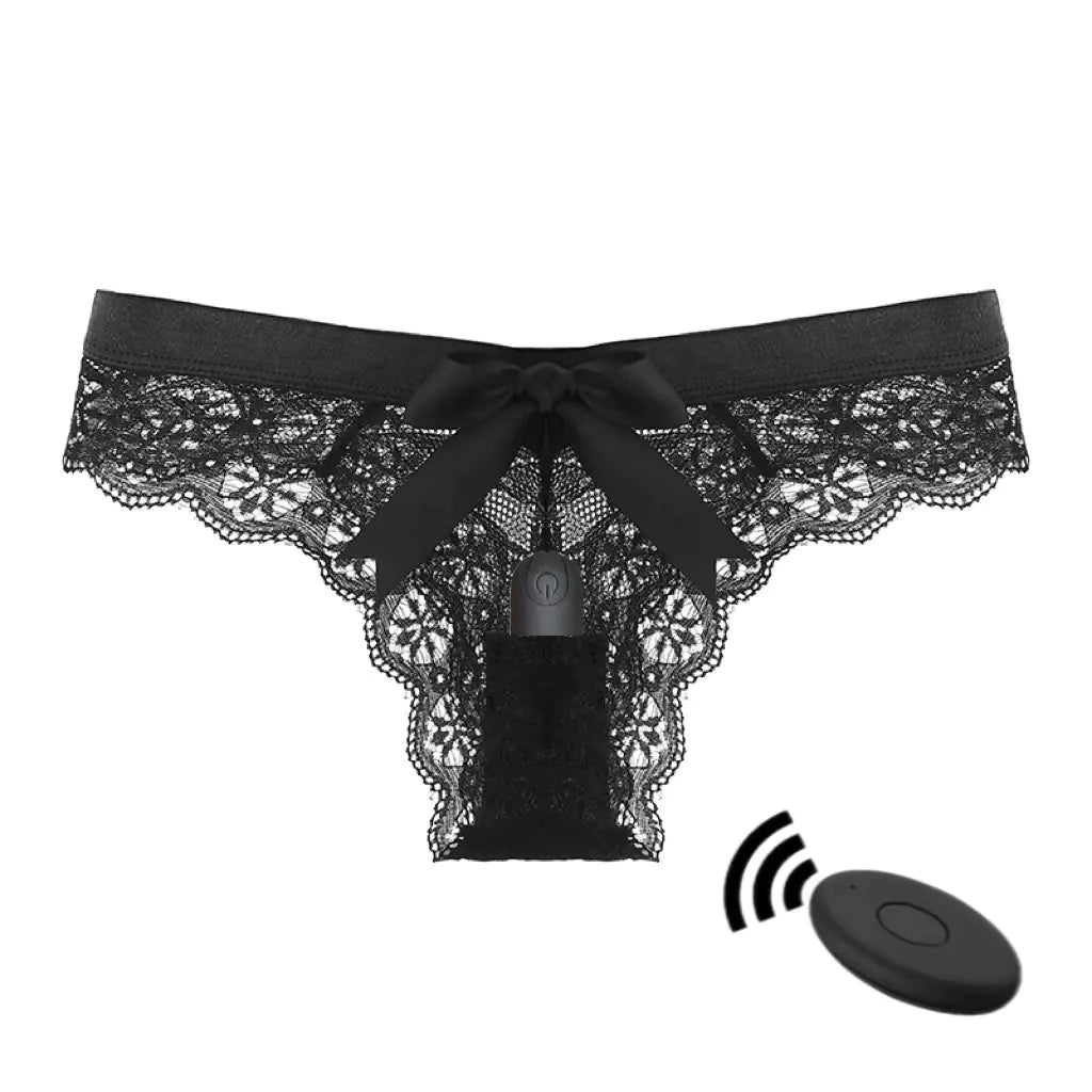 💫: 10-Function Wireless Remote Bullet Vibrator with Lace Panties - Ultimate Pleasure