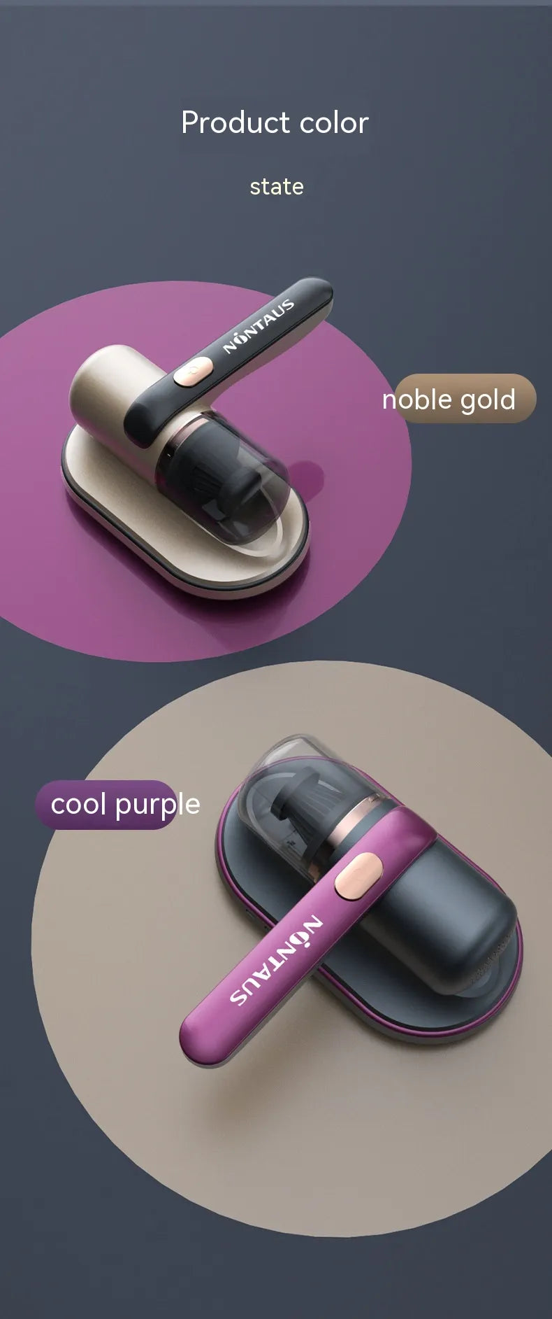 🦠: Electric UV Mite Remover & Mini Vacuum - Dual Action Sanitizer