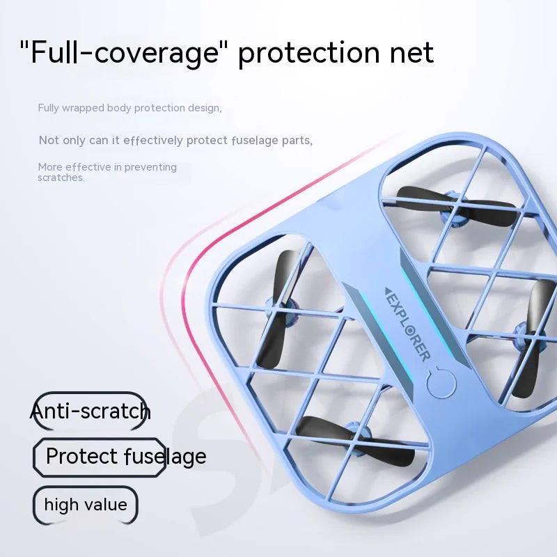 🚁: JJRC Mini 4K HD Drone with Protective Mesh Cover