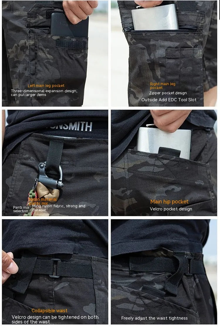 💧 Waterproof Tactical Cargo Pants - All-Weather Performance Gear