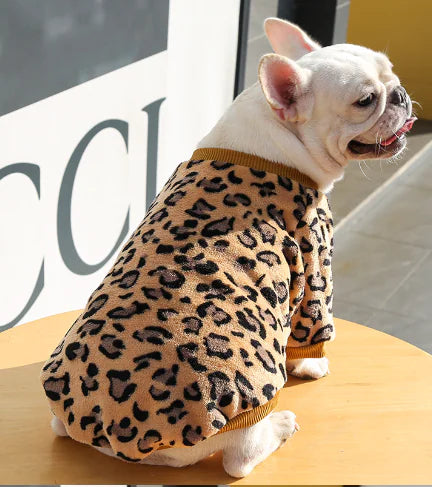 🐕: Cozy Winter Puppy Pajama Jacket - Warm Fleece Pet Outfit