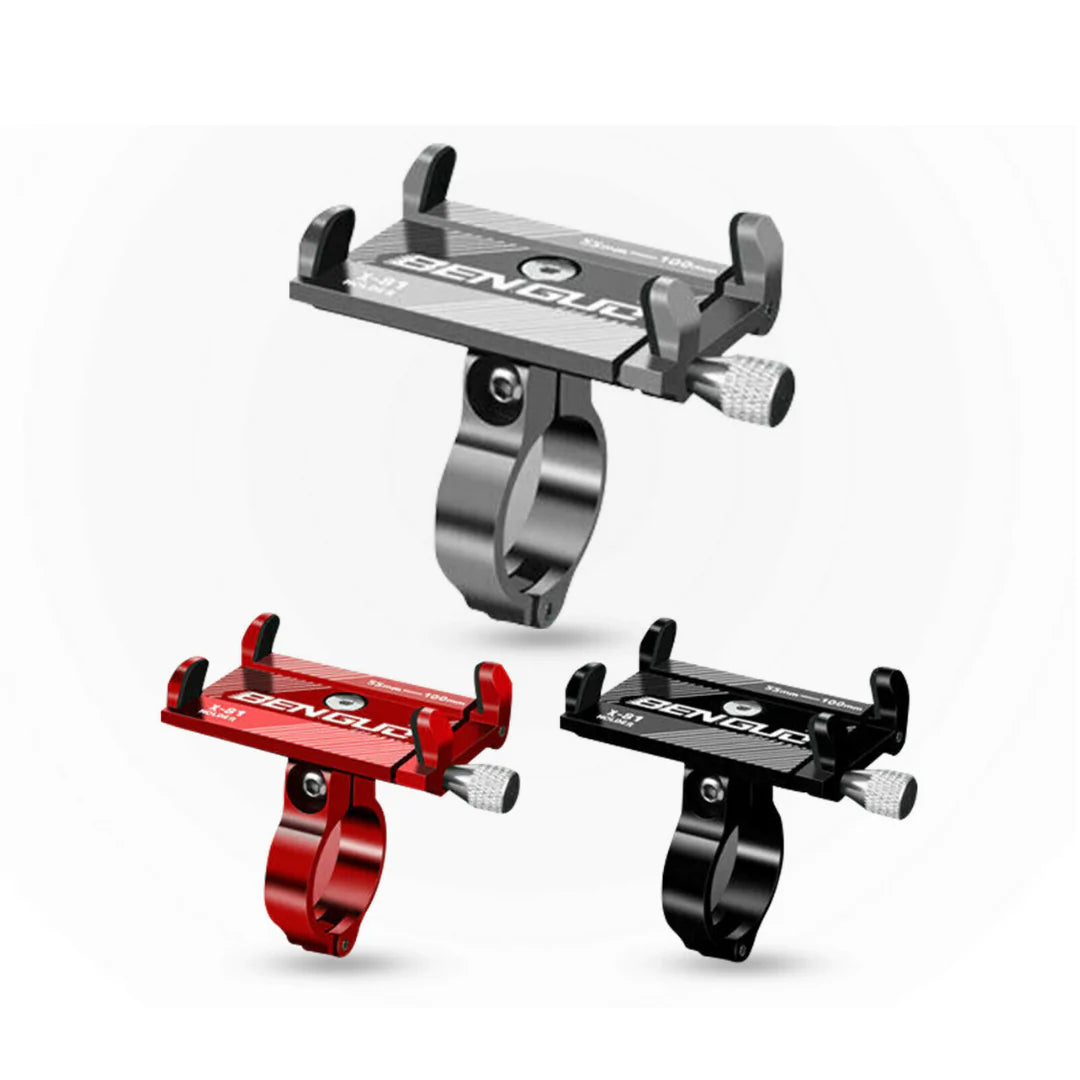 🚴 Aluminum Phone Bike Mount Holder - Secure Cycling Phone Stand