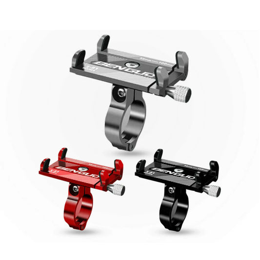🚴 Aluminum Phone Bike Mount Holder - Secure Cycling Phone Stand
