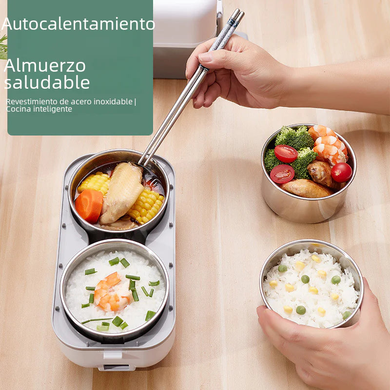 🍱: Electric Heating Lunch Box with Steaming Function