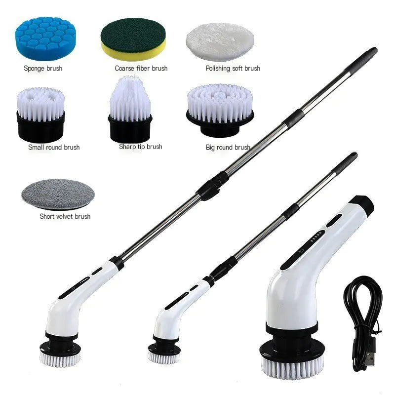 🧹: Extendable Wireless Electric Cleaning Brush Set