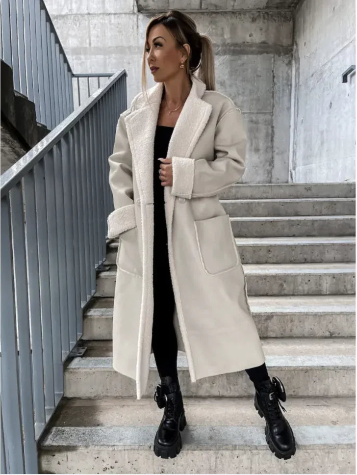🧥Autumn Winter Thick Leather Trench Coat